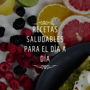 Libro "Recetas saludables para el día a día"